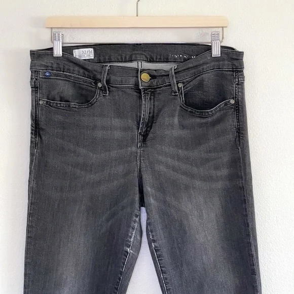Gap 1969 Mid Rise Legging Jean Jegging Distressed Charcoal 32 / 14 - Picture 3 of 12